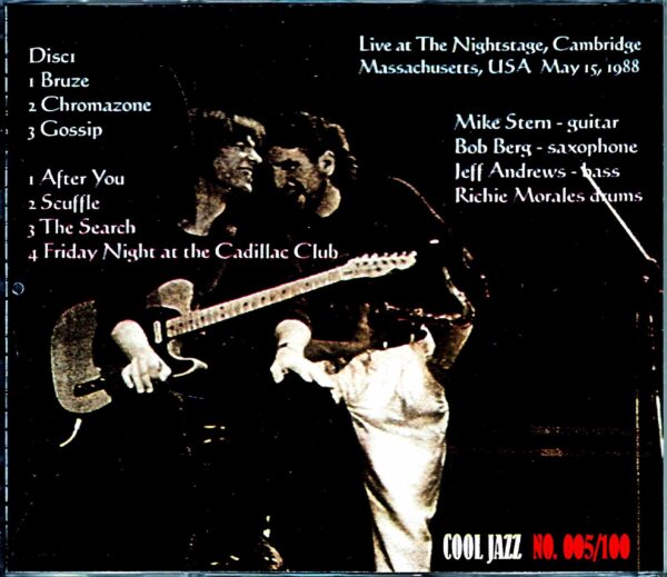Mike Stern Bob Berg Group Mike Stern Bob Berg/MA,USA 1988 - Image 2