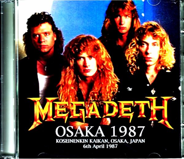 Megadeth/Osaka,Japan 1987