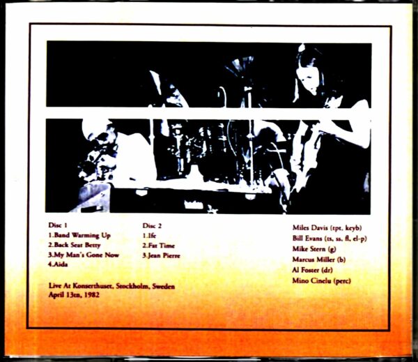 Miles Davis Bill Evans,Mike Stern,Marcus Miller Miles Davis Bill Evans/Sweden 1982 Upgrade - Image 2