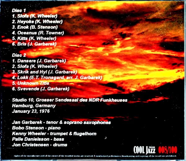 Jan Garbarek Bobo Stenson Quartet with Kenny Wheeler Jan Garbarek Bobo Stenson Kenny Wheeler/Germany 1976 - Image 2