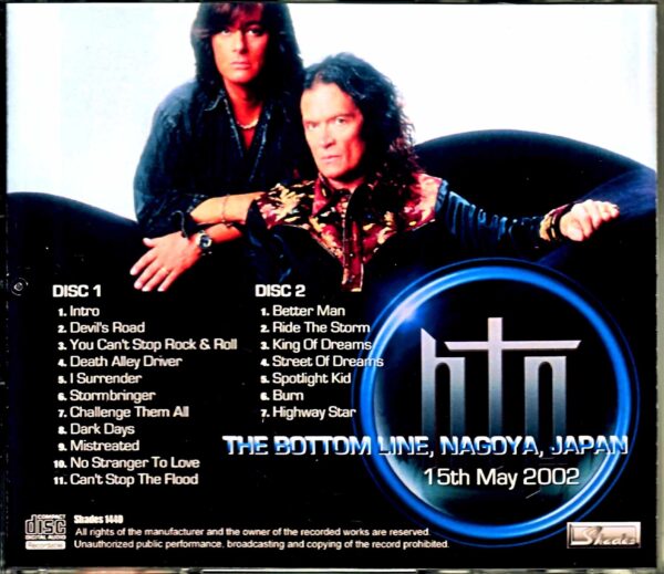 Joe Lynn Turner Glenn Hughes Joe Lynn Turner Glenn Hughes/Aichi,Japan 2002 - Image 2