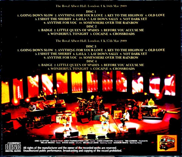 Eric Clapton Eric Clapton/London,UK 2009 2Days DAT Master Complete - Image 2