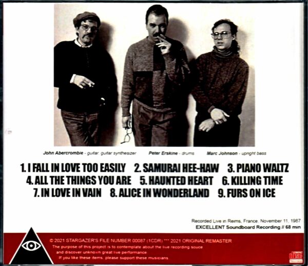 John Abercrombie Trio John Abercrombie/France 1987 - Image 2