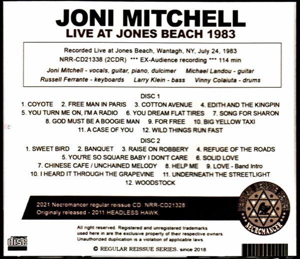 Joni Mitchell Michael Landau Joni Mitchell Michael Landau/NY,USA 1983 - Image 2