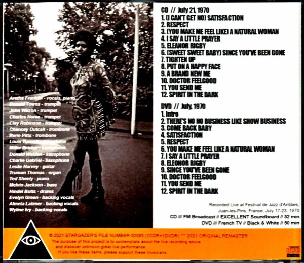 Aretha Franklin/France 1970 Remastered S & V - Image 2