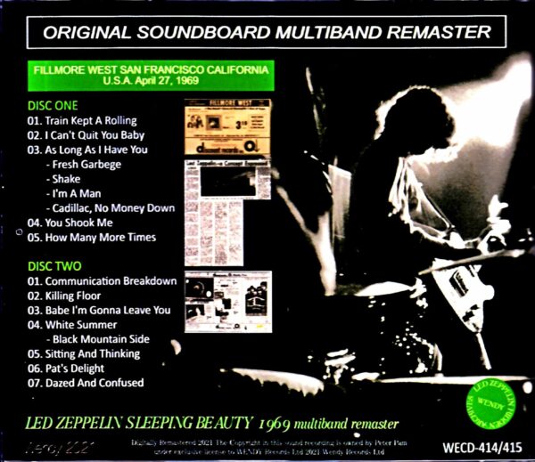 Led Zeppelin/CA,USA 4.27.1969 Multiband Remaster - Image 2