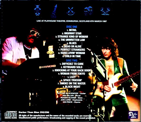 Deep Purple/Scotland,UK 1987 Upgrade - Image 2