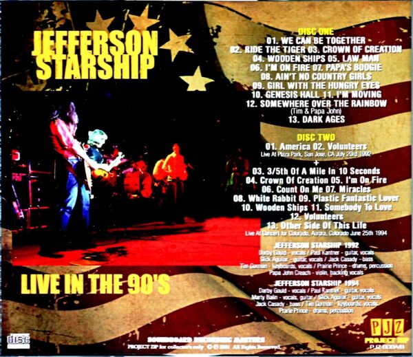 Jefferson Starship Jefferson Starship/CA,USA 1992 & more - Image 2