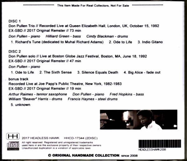 Don Pullen Quartet Don Pullen/London,UK 1992 & more - Image 2