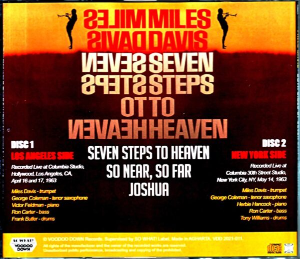 Miles Davis Herbie Hancock, Tony Williams, Ron Carter Miles Davis/Seven Steps to Heaven Sessions - Image 2