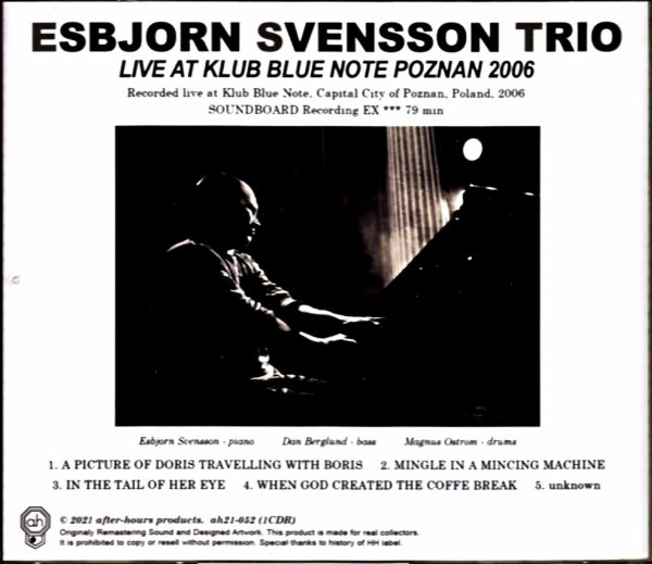 E.S.T. Esbjorn Svensson Trio/Poland 2006 - Image 2
