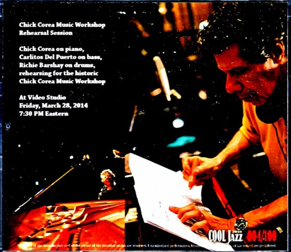 Chick Corea/Music Workshop Rehearsal Session 2014 - Image 3