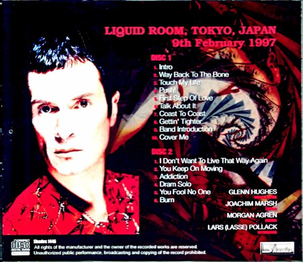 Glenn Hughes/Tokyo,Japan 1997 DAT Master - Image 2
