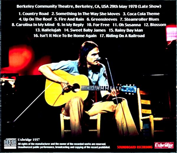 James Taylor/CA,USA 1970 Late Show Complete - Image 2
