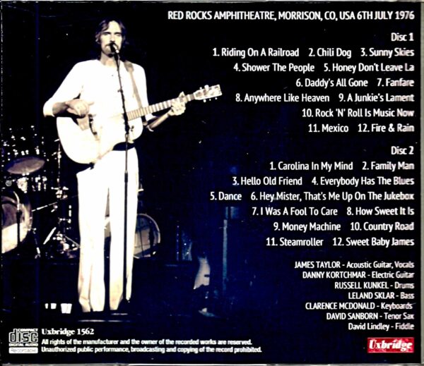 James Taylor James Taylor/CO,USA 1976 - Image 2