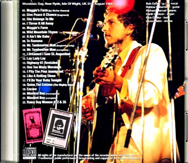 Bob Dylan / Isle of Wight, UK 1969 Raw Tapes - Image 2