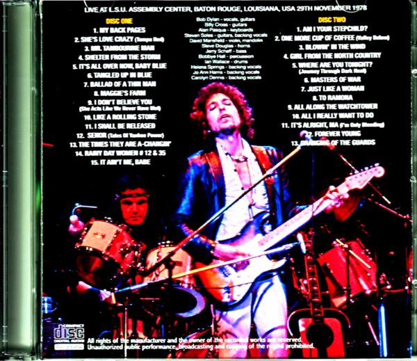 Bob Dylan/LA,USA 1978 Upgrade - Image 2