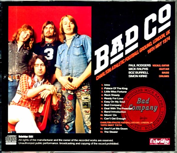 Bad Company/London,UK 1974 & more - Image 2