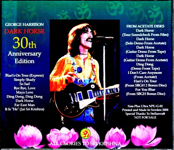 George Harrison / Dark Horse 30th Anniversary Edition - Image 2