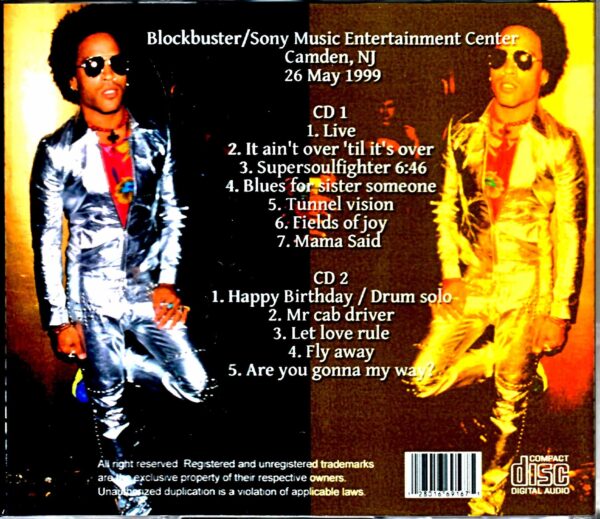 Lenny Kravitz/NJ,USA 1999 - Image 2