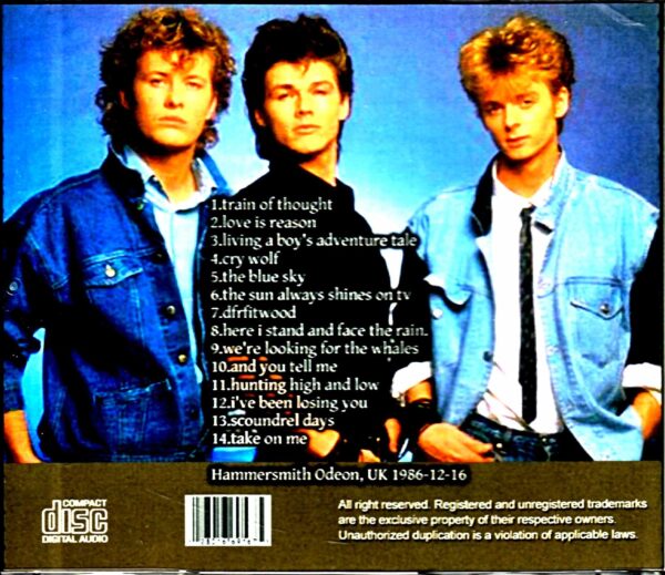 a-ha/London,UK 1986 - Image 2