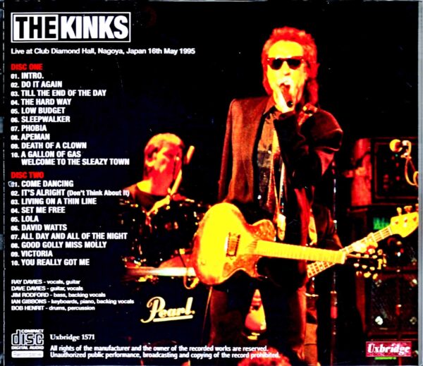 Kinks/Aichi,Japan 1995 DAT Master - Image 2