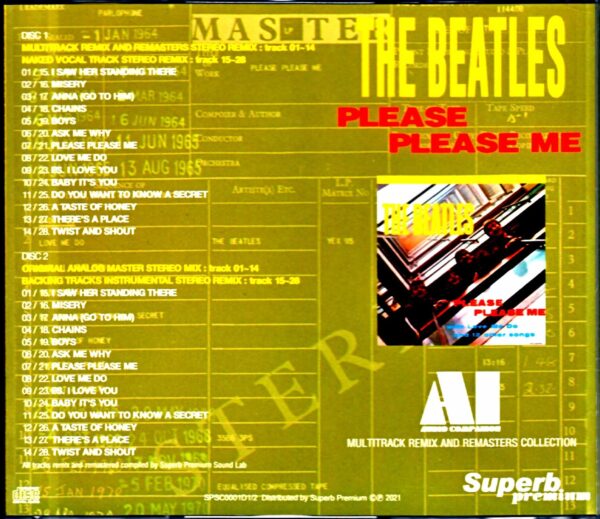 Beatles Please Please Me AI - Audio Compilation Multitrack Remix and Remasters - Image 2