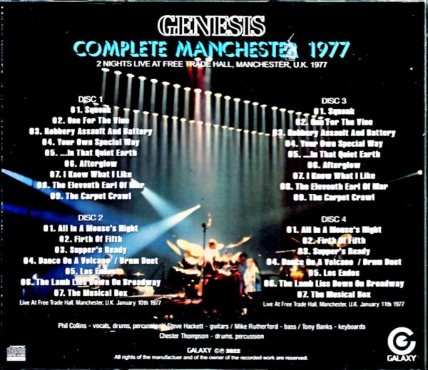 Genesis/England,UK 1977 2Days Complete - Image 2