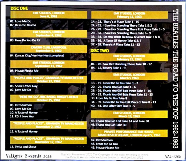 Beatles: The Beatles / Private Live 1962-1963 Road to the Top 1962-1963 - Image 2