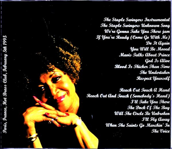 Mavis Staples/France 1995 - Image 2
