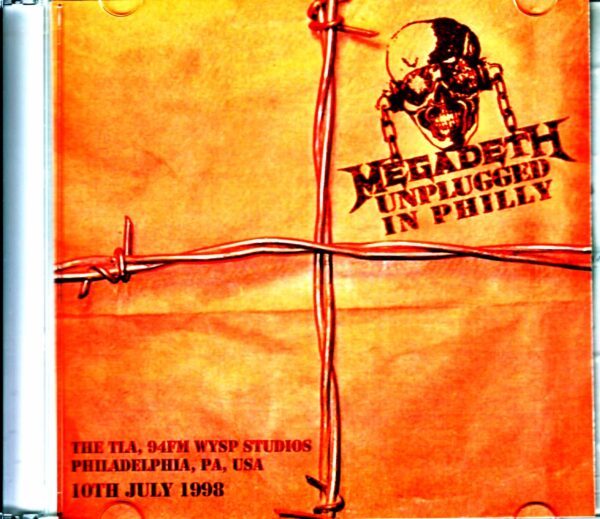 Megadeth/Fan Club Exclusive PA,USA 1998 & more