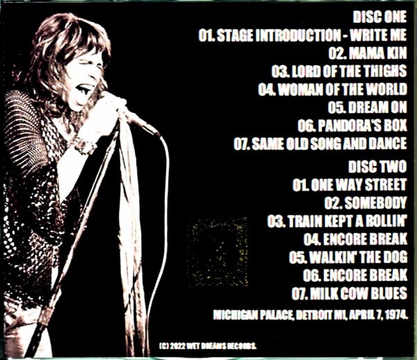 Aerosmith/MI,USA 1974 Complete - Image 2