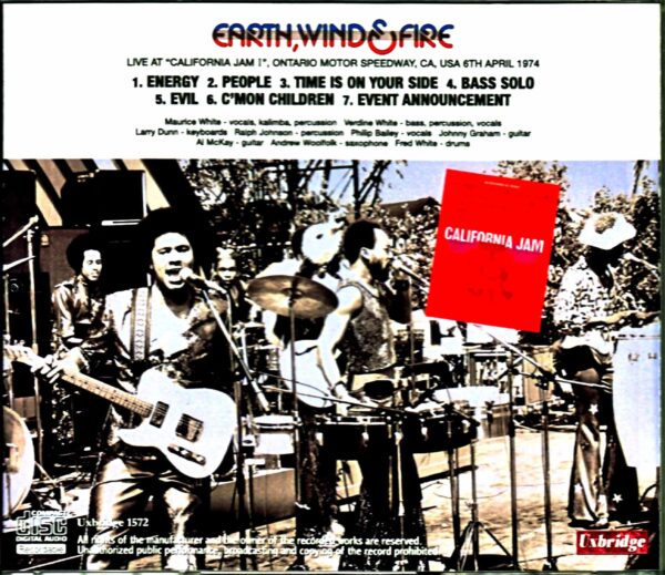 EW & F Earth,Wind & Fire/California Jam CA,USA 1974 - Image 2