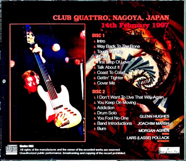 Glenn Hughes/Aichi,Japan 1997 DAT Master - Image 2