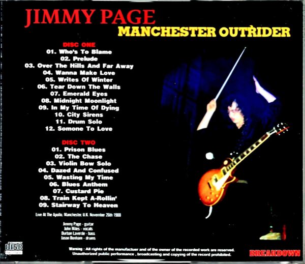 Jimmy Page/England,UK 1988 - Image 2