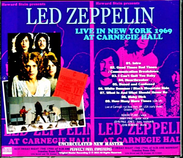 Led Zeppelin/NY,USA 1969 Early Show - Image 2