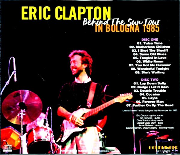 Eric Clapton/Italy 1985 Complete - Image 2