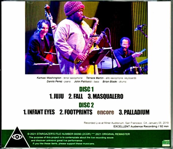 Kamasi Washington Terrace Martin Danilo Perez Kamasi Washington Terrace Martin/CA,USA 1.5.2019 - Image 2