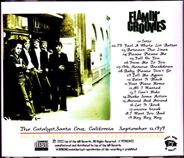 Flamin' Groovies/CA,USA 1979 Complete - Image 2