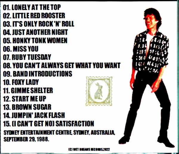 Mick Jagger/Australia 1988 - Image 2