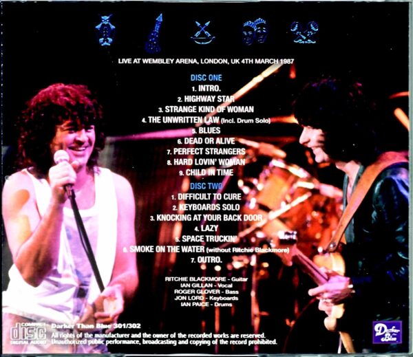 Deep Purple/London,UK 3.4.1987 New Source - Image 2