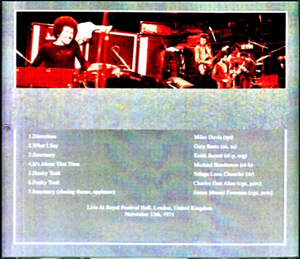 Miles Davis Keith Jarrett Miles Davis Keith Jarrett/London,UK 1971 Remastered - Image 2