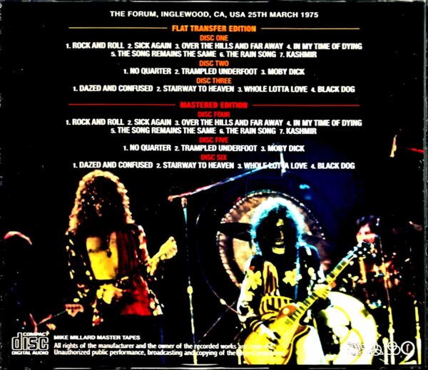 Led Zeppelin/CA,USA 3.25.1975 2Source Edition Upgrade - Image 2