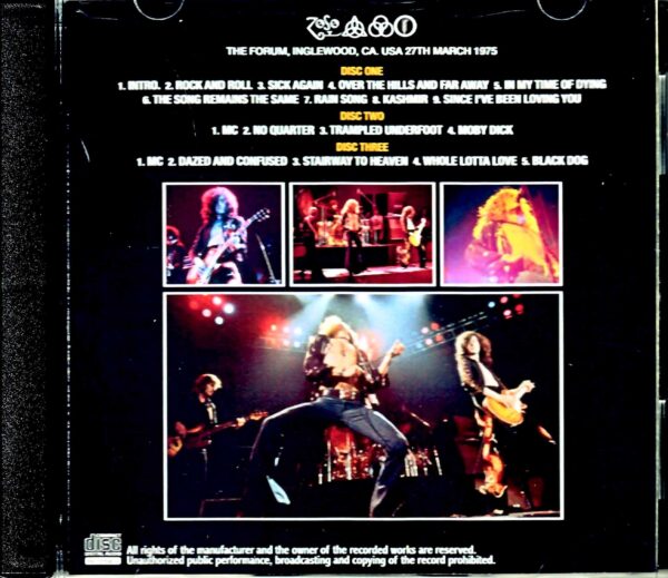 Led Zeppelin/CA,USA 3.27.1975 Source2 - Image 2