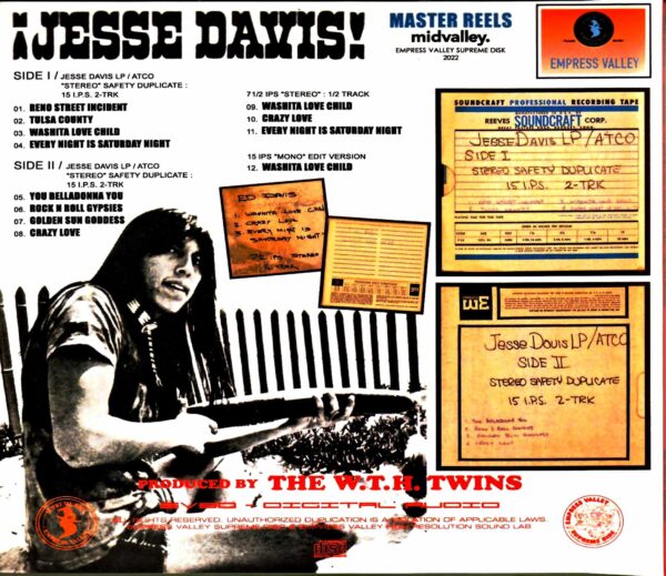 Jesse Davis / The World of Jesse Davis Reel Master - Image 2