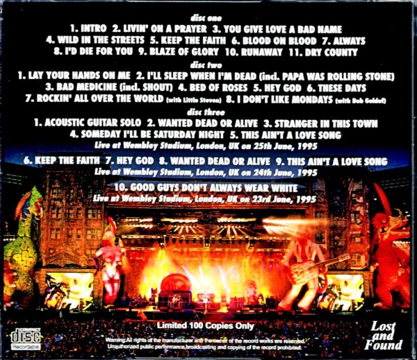 Bon Jovi/London,UK 6.25.1995 Complete & more - Image 2