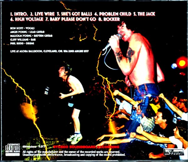AC/DC/OH,USA 1977 Complete Perfect Quality - Image 2