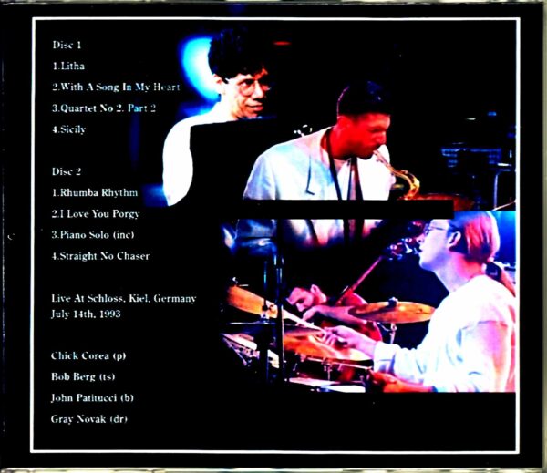 Chick Corea Quartet Bob Berg Chick Corea Bob Berg/Germany 1993 - Image 3
