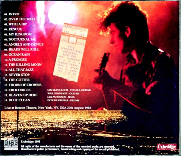 Echo & the Bunnymen/NY,USA 1984 - Image 2