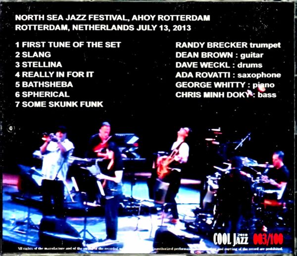 Brecker Brothers Band Reunion Brecker Brothers/Netherlands 2013 - Image 2